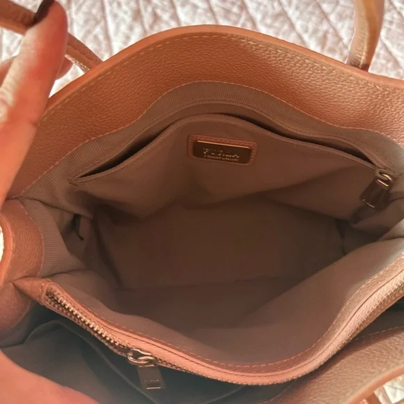 Furla Beige Leather Tote